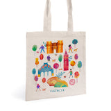 Tote bag monumentos Valencia