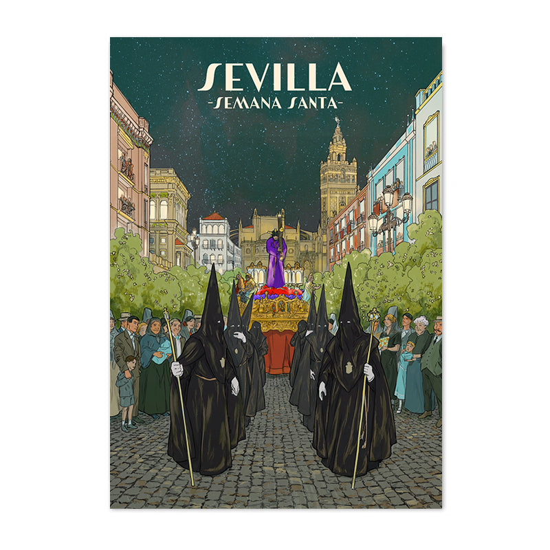 Postal Semana Santa en Sevilla