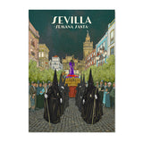 Postal Semana Santa en Sevilla