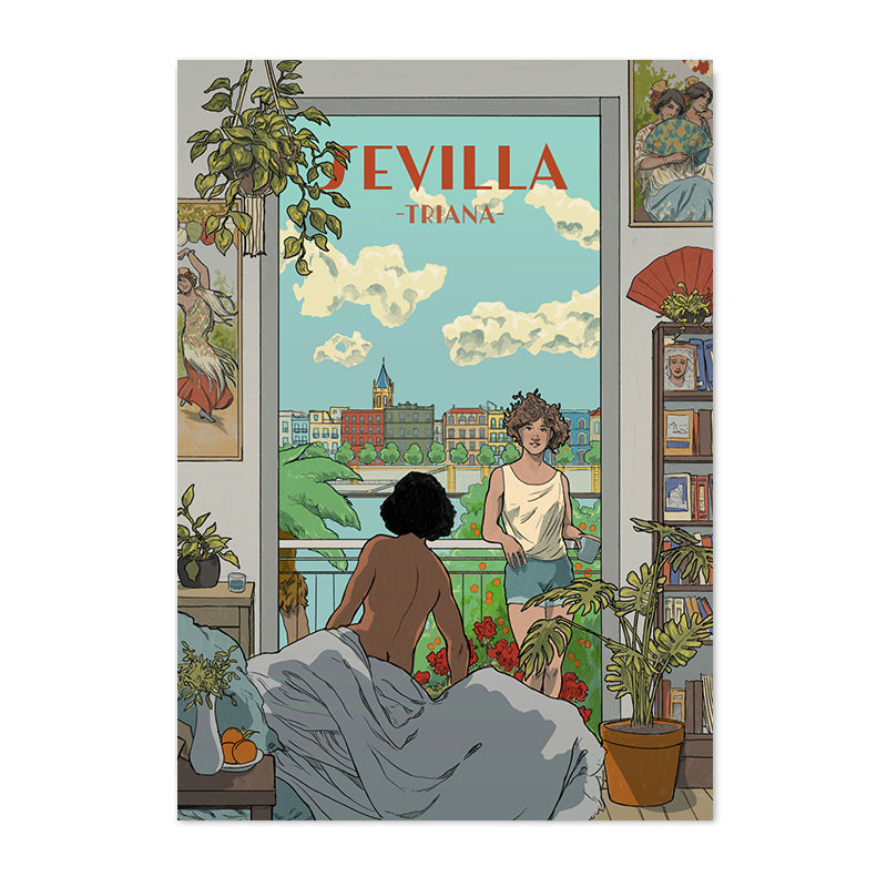 Postal Chicas en Triana