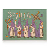 Lámina 'Nazarenos de Sevilla'