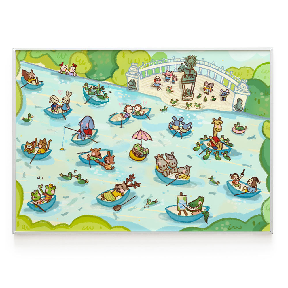 Lámina Animalitos en el Retiro