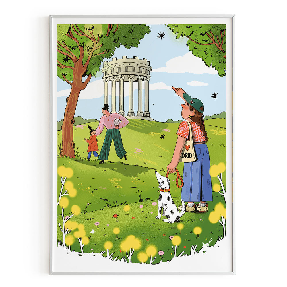 Lámina Parque El Capricho