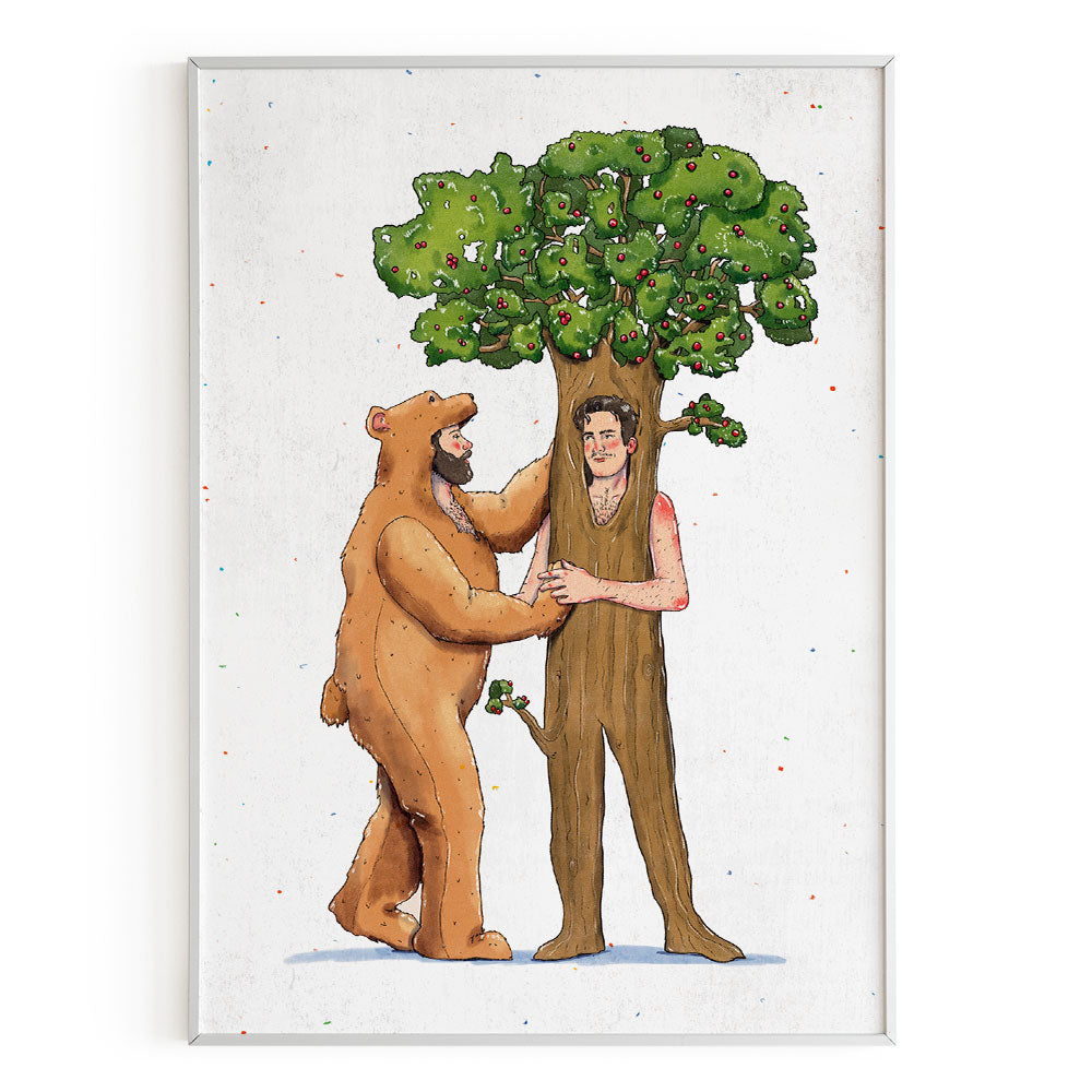 Lámina Oso y Madroño