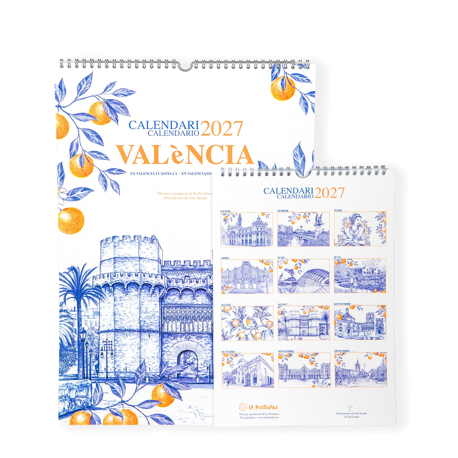 Calendario de pared: Valencia 2027