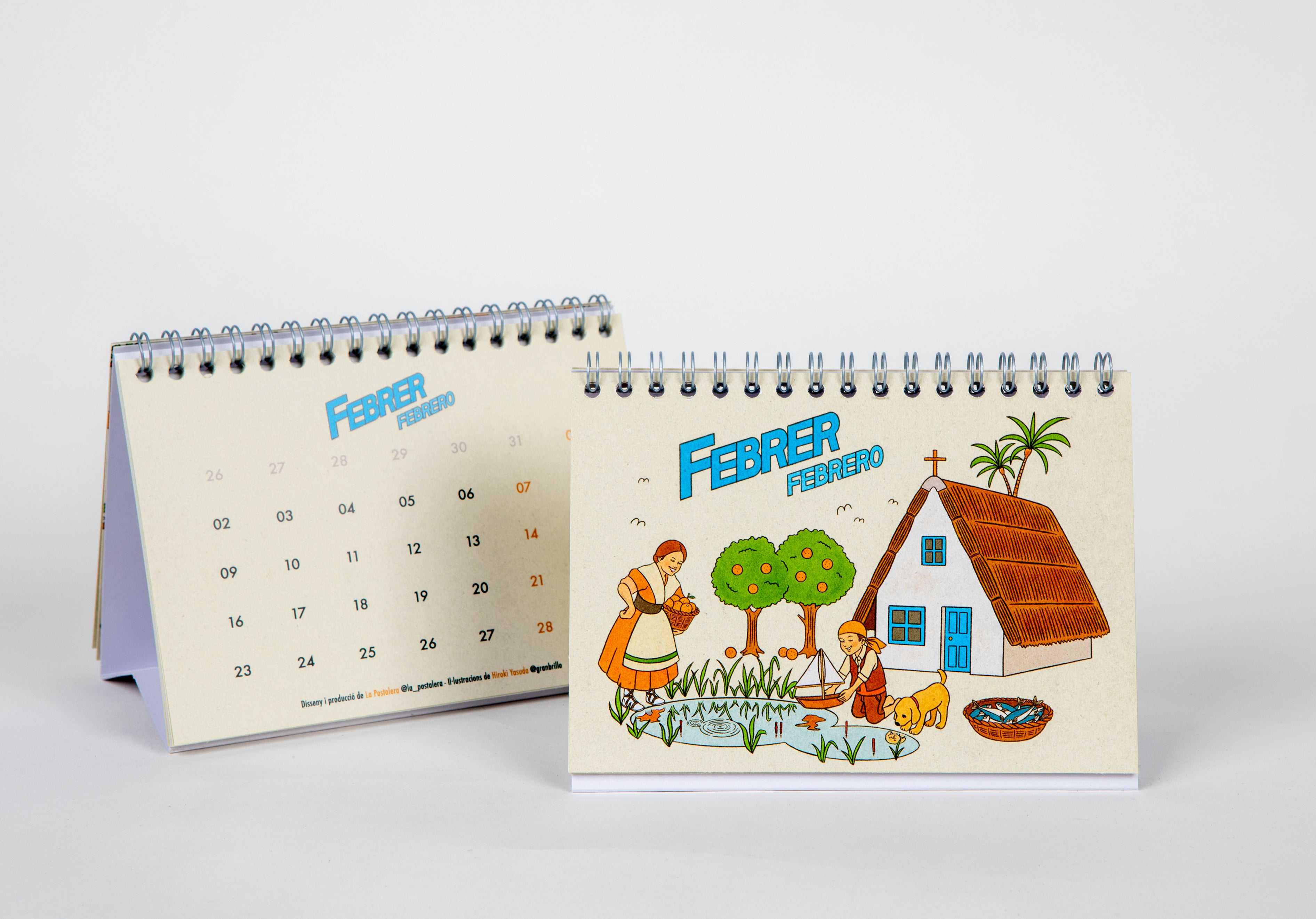 Calendario 2026 València sobremesa