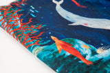 Tote bag Ballena y fondo marino