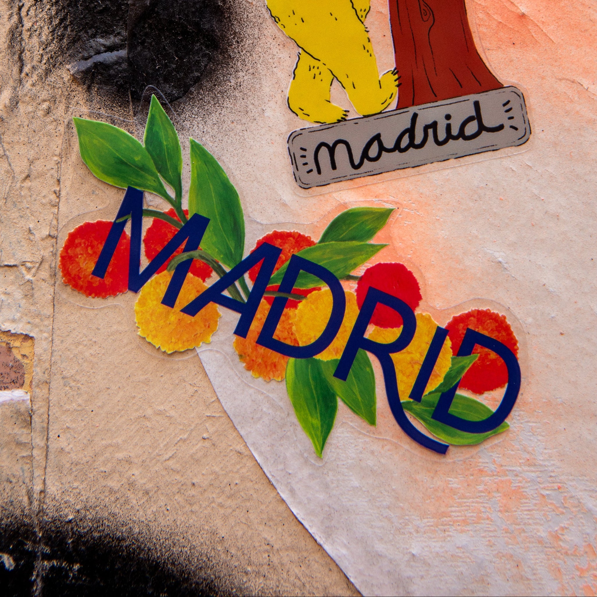 Pegatina Madrid con Madroño