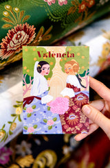 Postal 'Falleras en la Catedral'