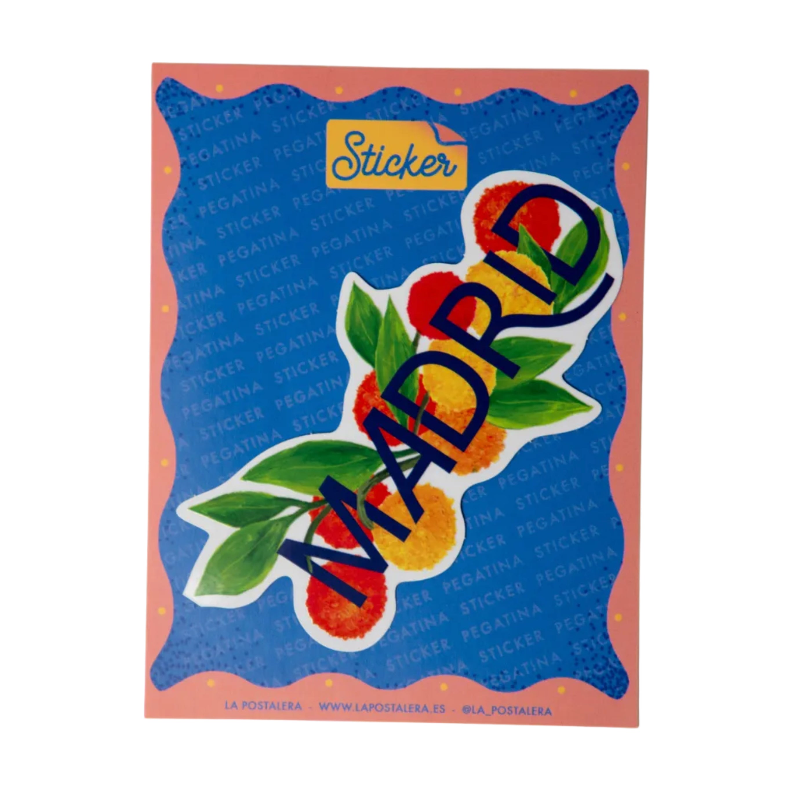 Pegatina Madrid con Madroño