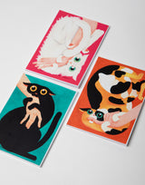 Cuadernito gato blanco x JD Morales