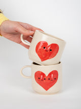 Taza Corazón Doble carita
