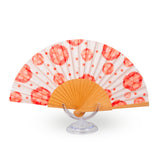 Abanico flores y lunares