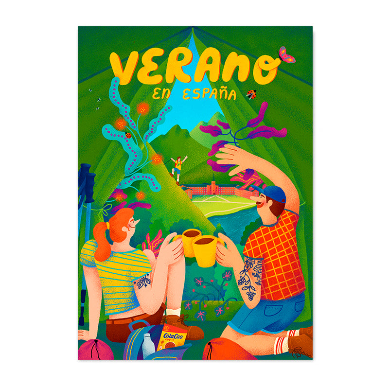 Postal 'Verano en España' (Montaña)