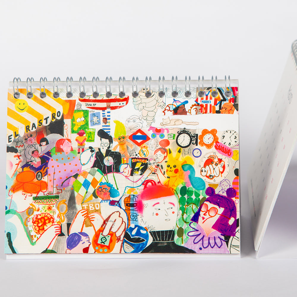 Calendario 2026 Madrid sobremesa