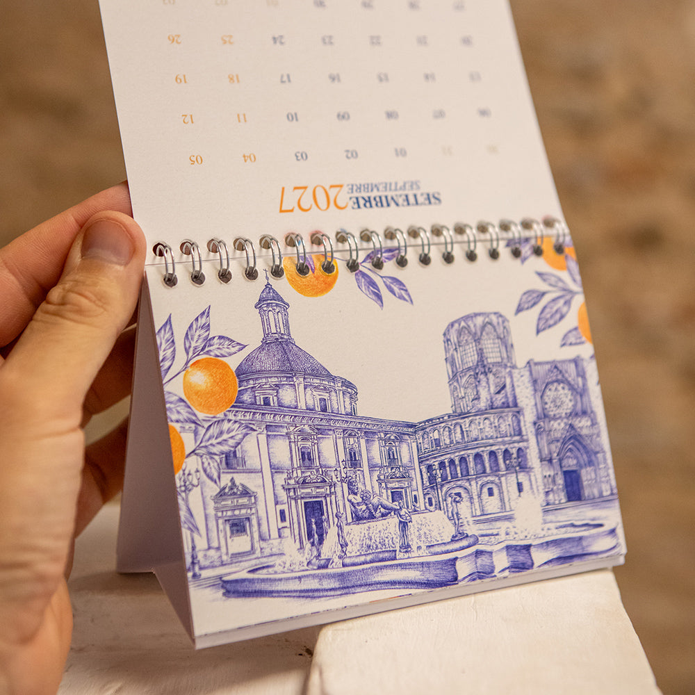 Calendario sobremesa 2027: Valencia