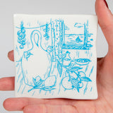 Mini-azulejo Mesa mediterránea