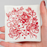 Mini-azulejo Gato flamenca