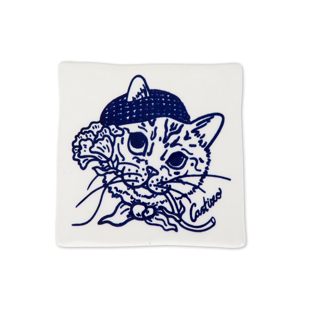 Mini-azulejo 'Gato Chulapo'