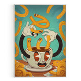 Lámina Churros con Chocolate