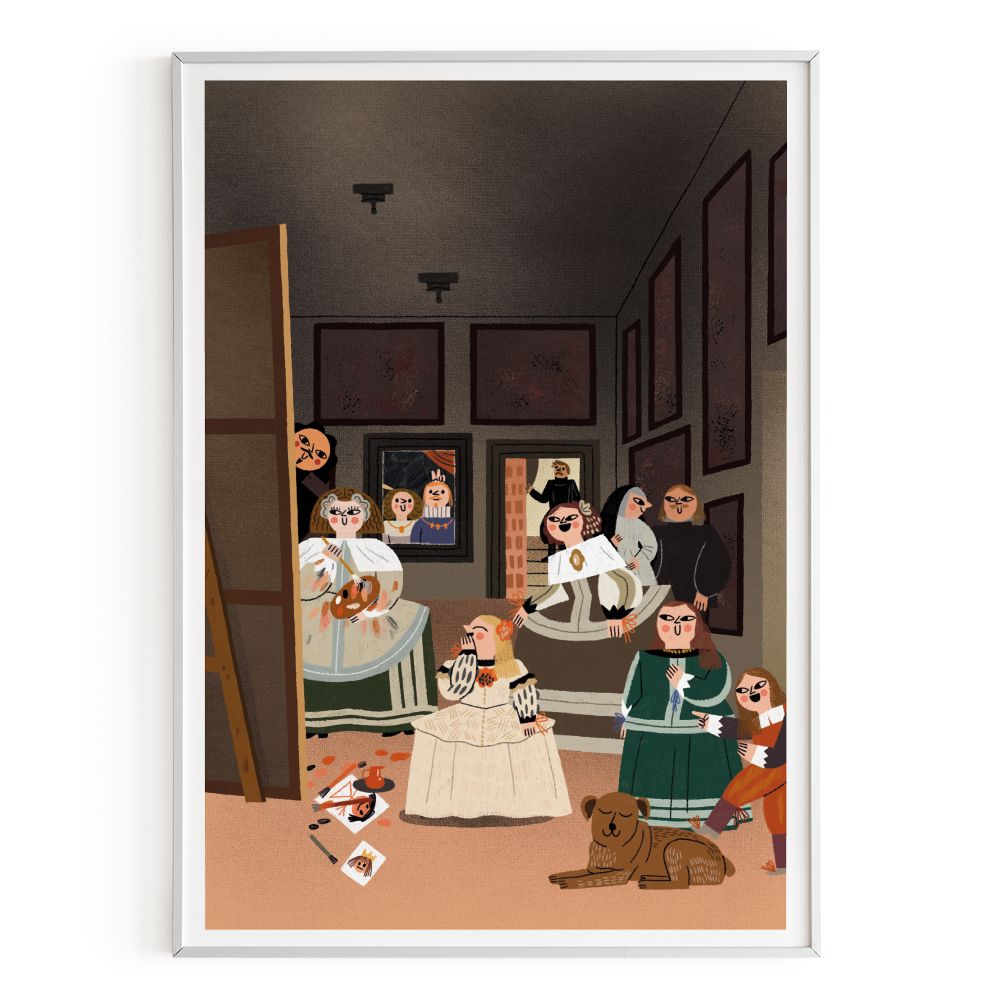 Lámina Meninas de Velázquez