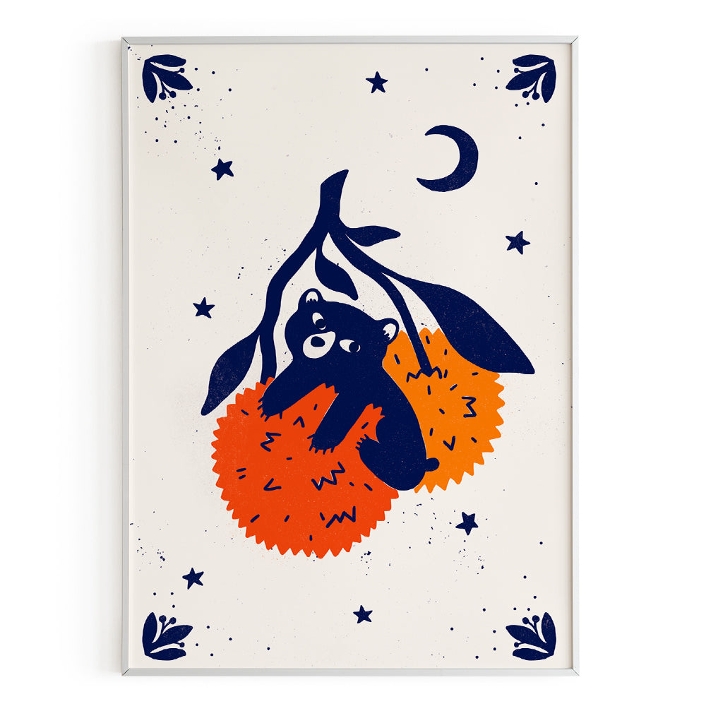 Lámina Oso con madroño