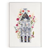 Edificio Metrópolis con flores