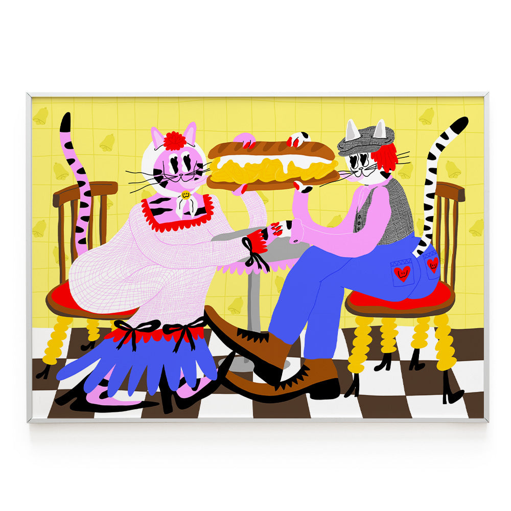 Gatos chulapos enamorados