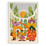 Turistas en el Palacio de Cristal