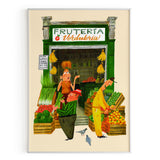 Lámina 'Frutería' - Vintage Voyage