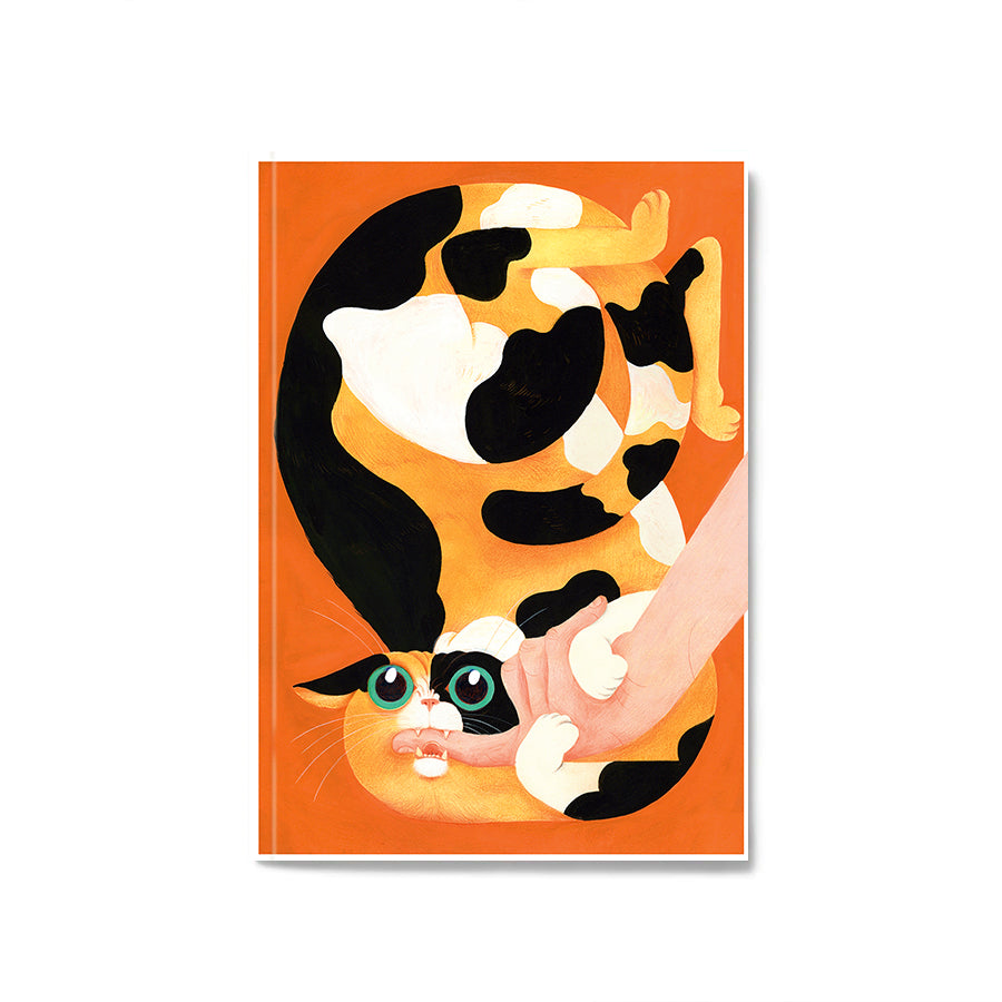 Cuadernito gato manchas x JD Morales