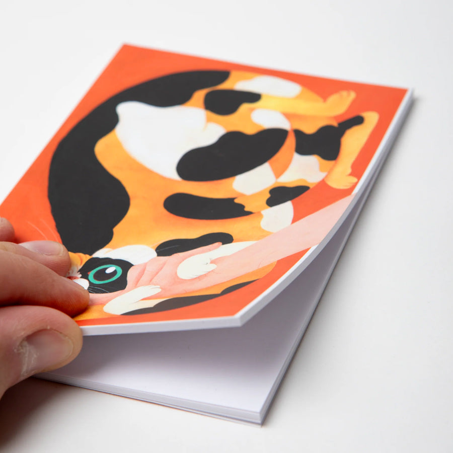 Cuadernito gato manchas x JD Morales