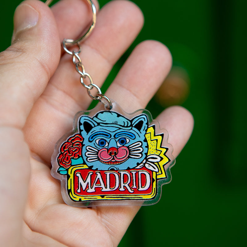 Llavero Gato Chulapo