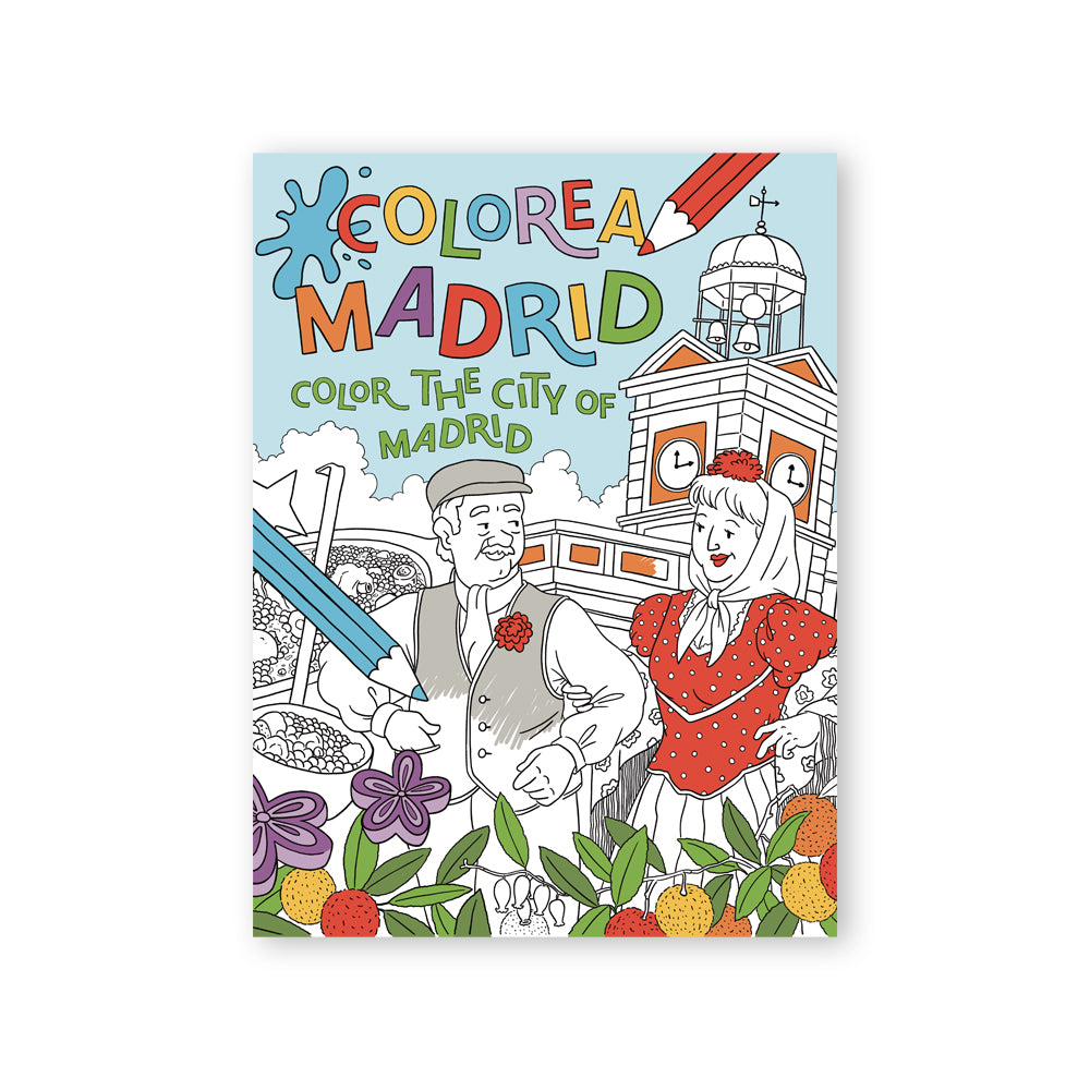 Mapa de Colorear: Monumentos de Madrid