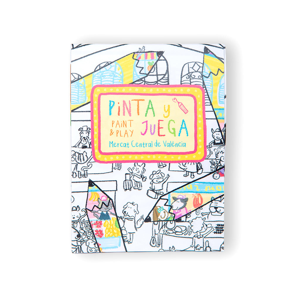 Mapa infantil 'Pinta y juega con el Mercat Central'