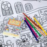 Mapa infantil 'Pinta y juega con el Mercat Central'