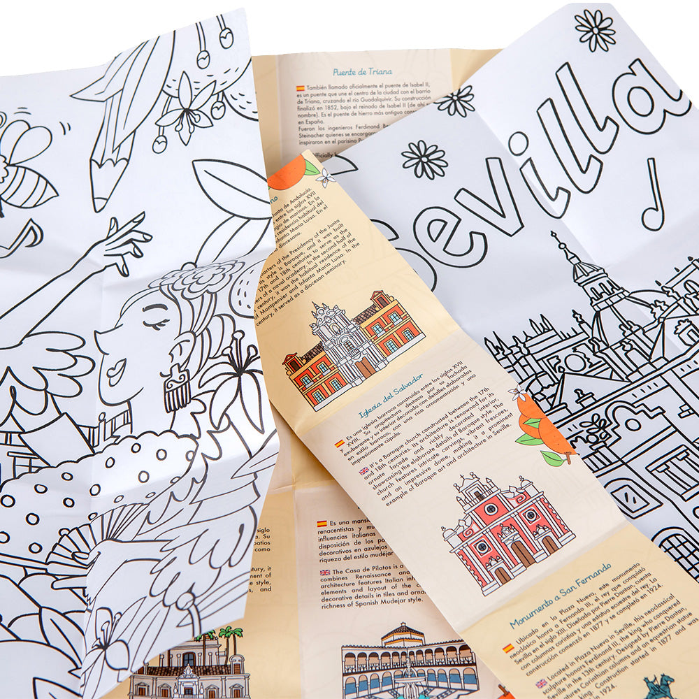 Mapa infantil 'Colorea Sevilla'
