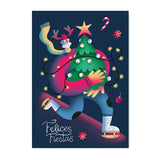 Papá Noel patinador