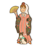 Niña chulapa con gato