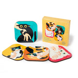 Posavasos Gatos Mordedores