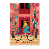Chica en barrio del Carmen
