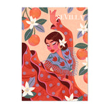 Sevillana con naranjas