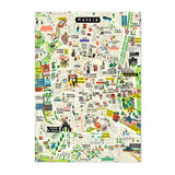 Postal 'Mapa de Madrid'