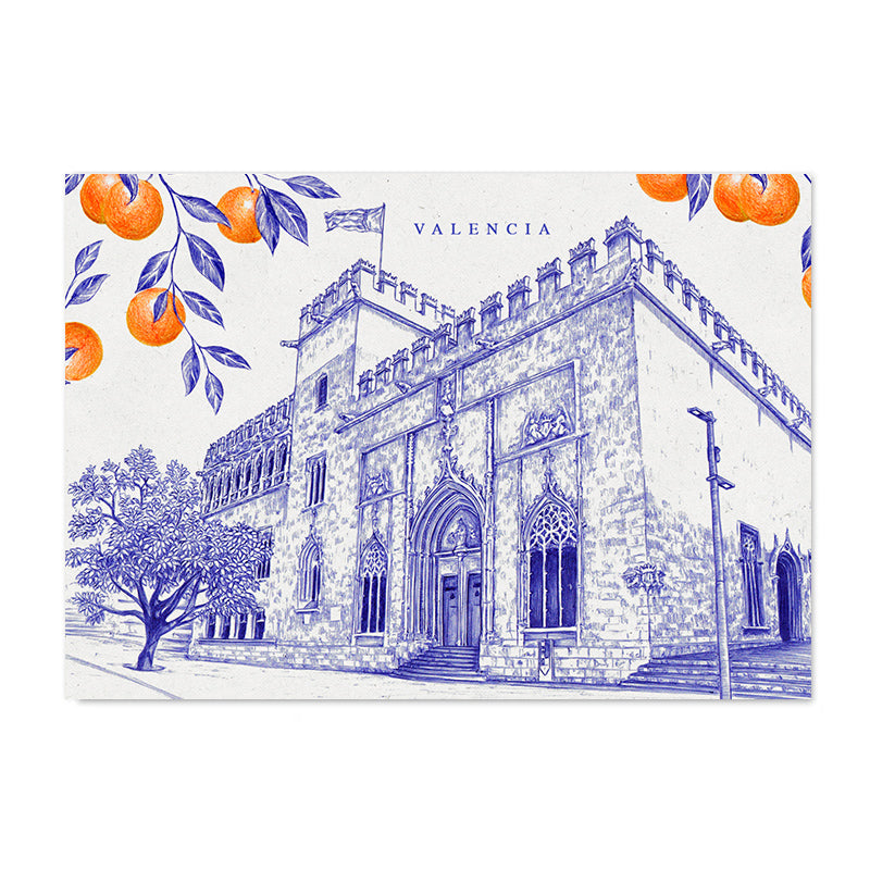 Postal 'Lonja de la Seda'