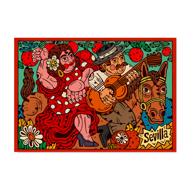 Sevillanos en caballo