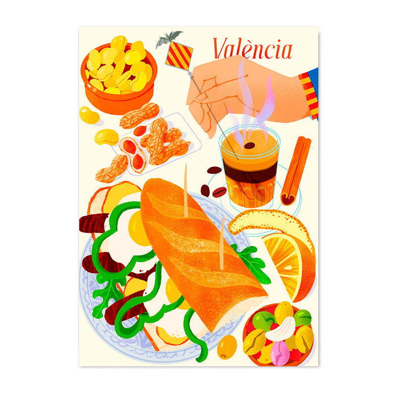 Postal 'Esmorzaret Valencià'