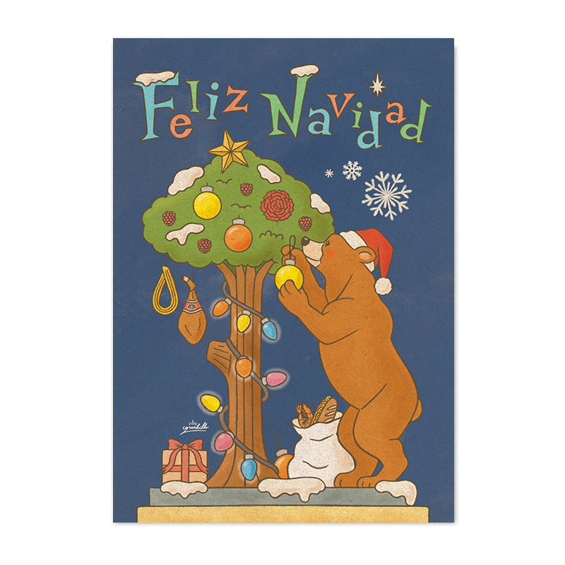 Oso y Madroño en Navidad