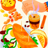 Postal Esmorzaret Valencià