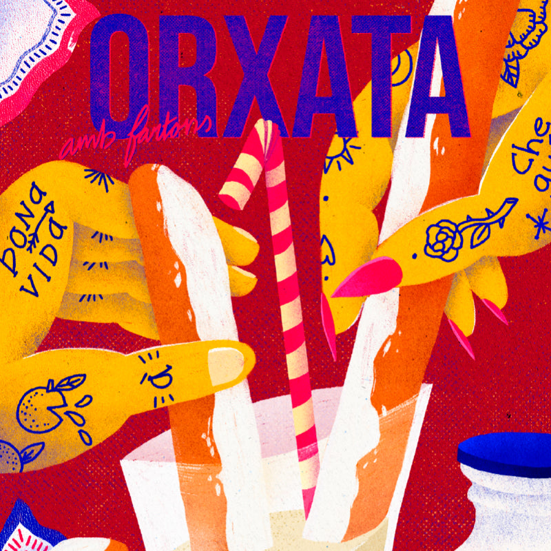 Postal 'Orxata amb fartons'