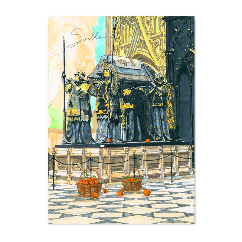 Postal 'Tumba de Colón'